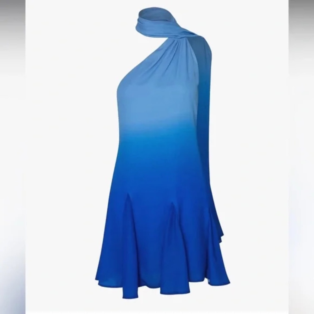 Baobab 'Ari' Mini Dress in Polynesian Blue Ombre